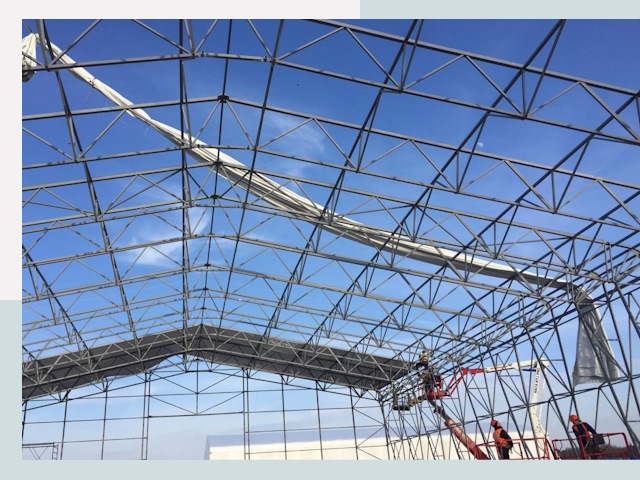 Шатровые ангары от 622 руб. в Нальчике и Кабардино-Балкарской Республике