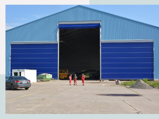 Ангарные ворота в Нальчик от СтальСтрой-Нль по цене 622 руб.